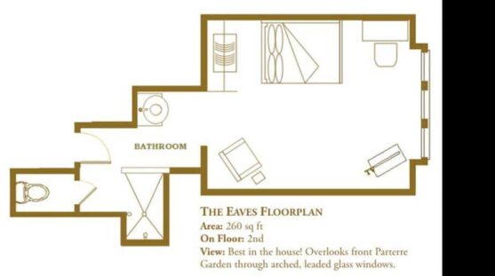 Eaves Room Floor Plan at Stonehurst Place