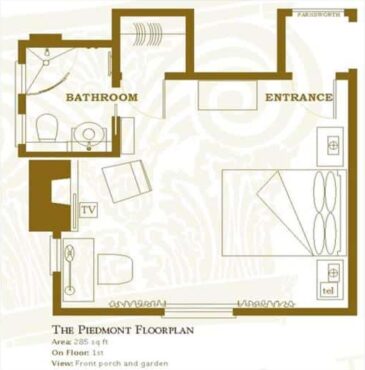 Piedmont Room Floor Plan